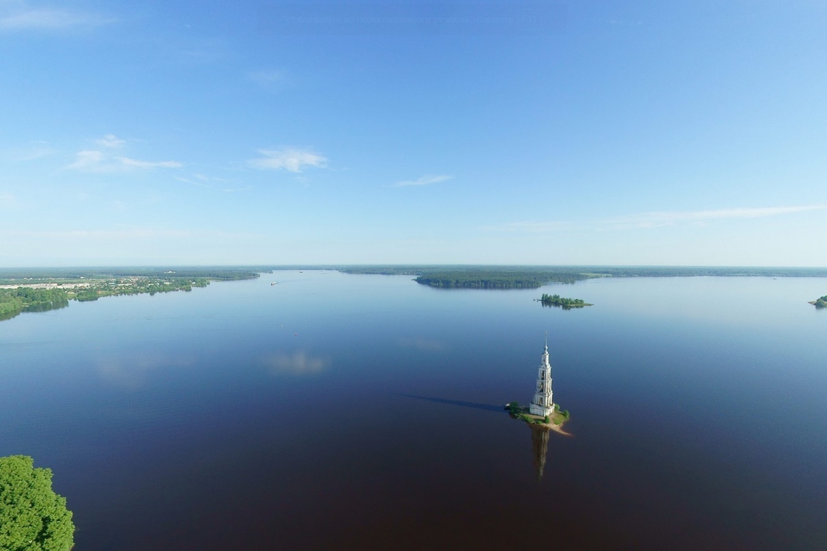 Колокольня Рыбинское водохранилище