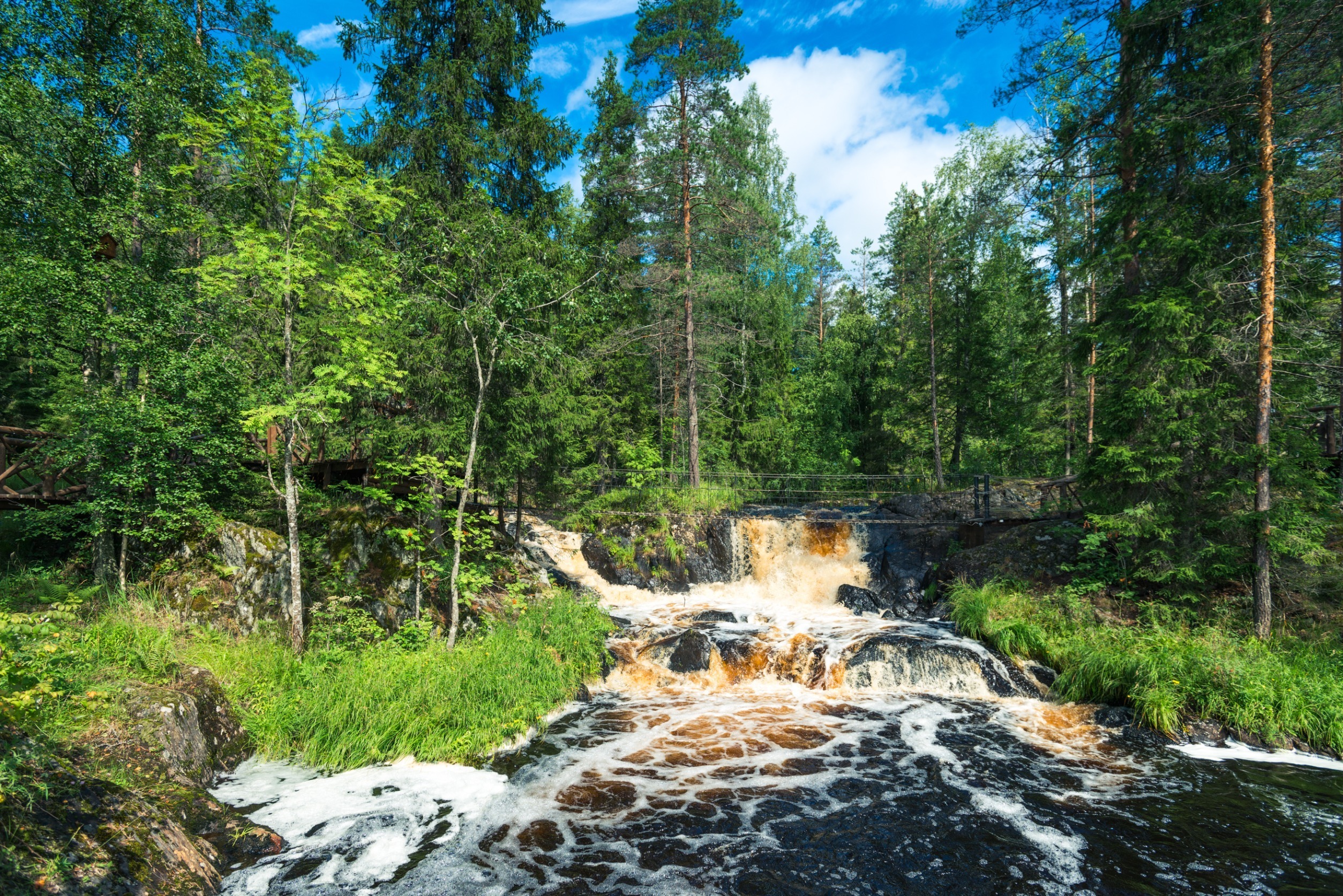 Сортавала водопады Ахвенкоски