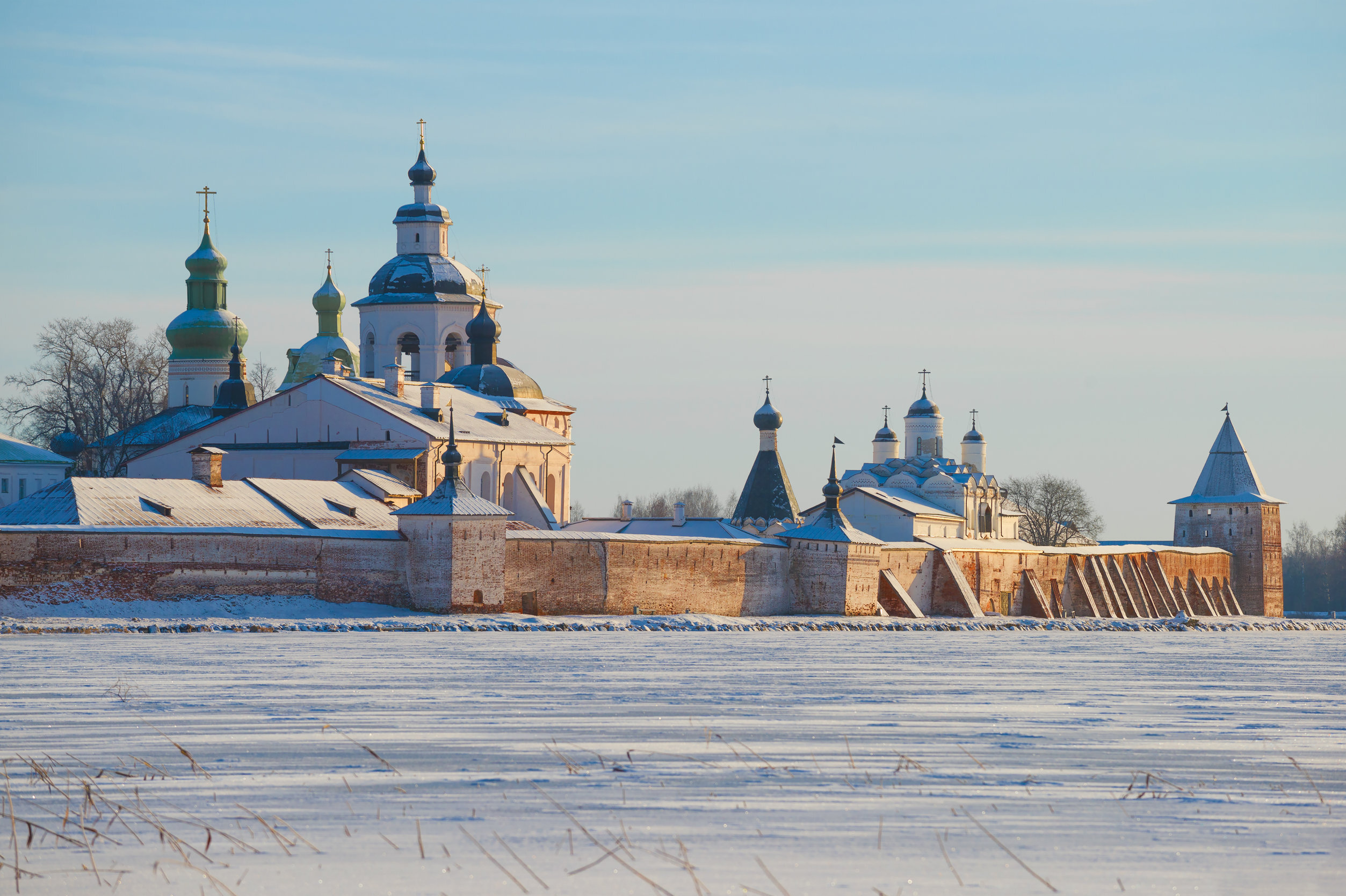 Кирилло Белозерский монастырь зима