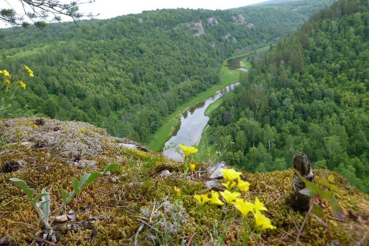 Башкирия река Уральские горы