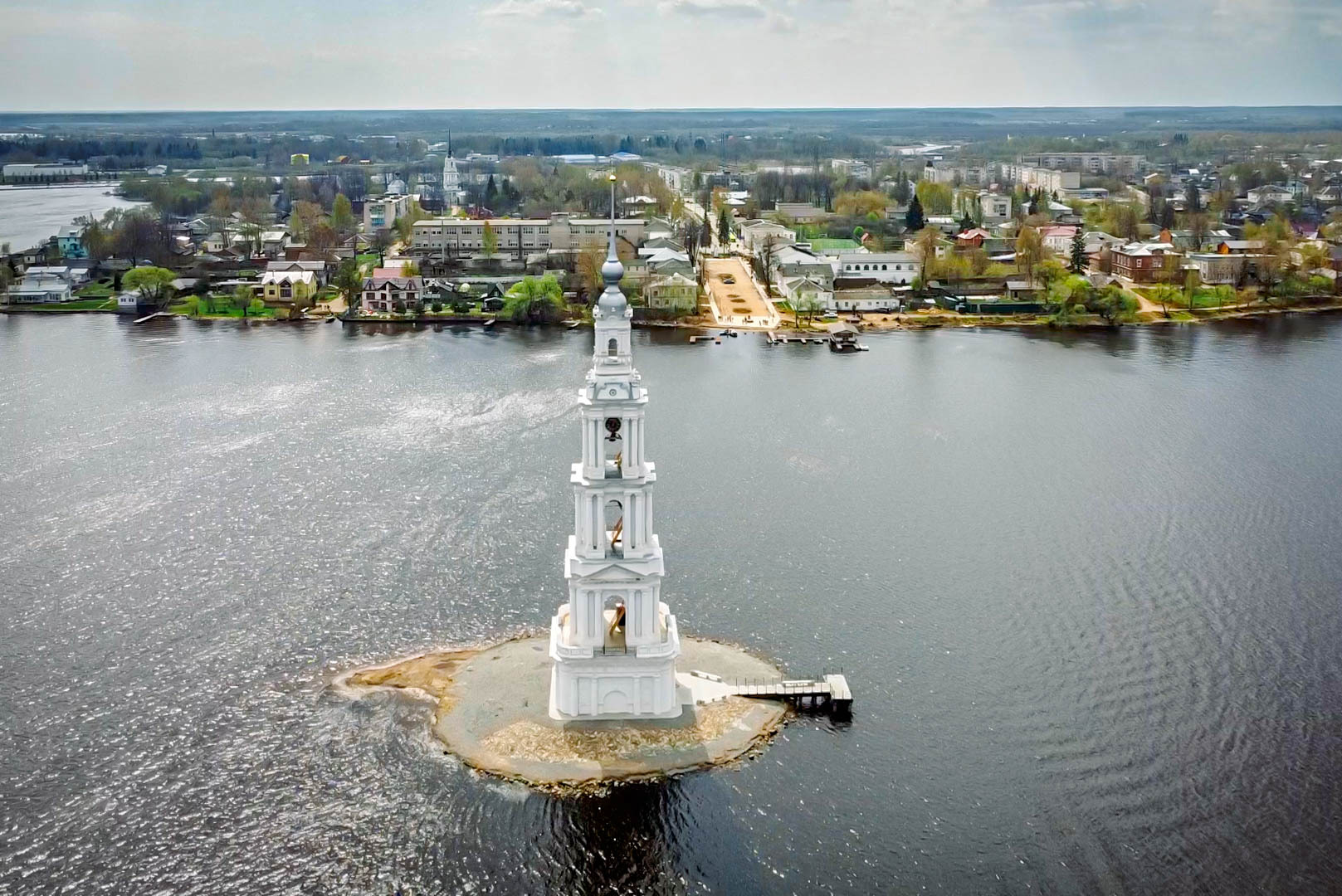 Колокольня Рыбинское водохранилище