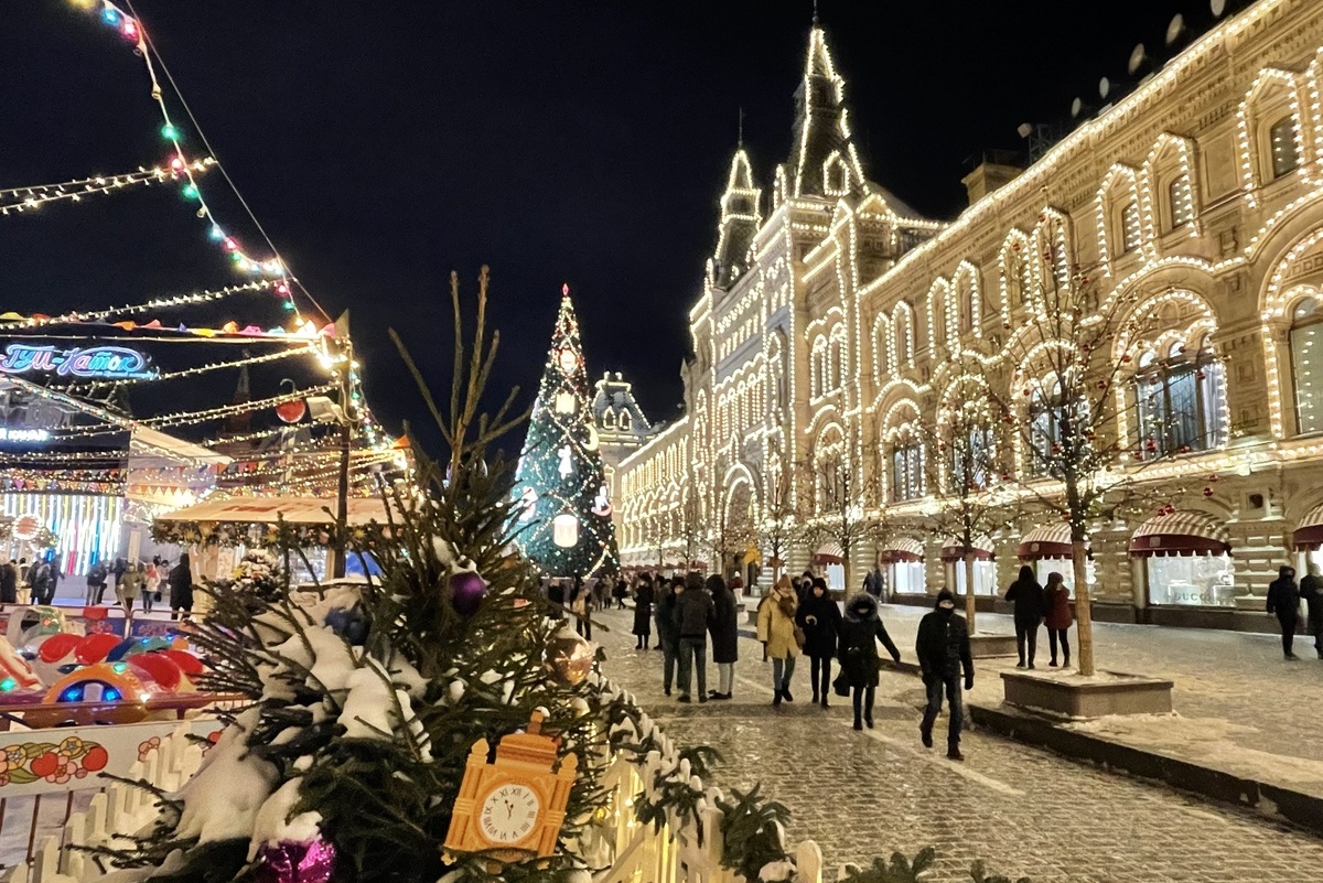 Фотографии Новогодней Москвы